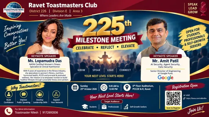 225th Milestone Meeting poster