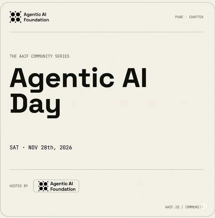 AAIF Agentic AI Day poster