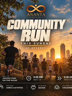 Ananta Run Club – Week 28 poster