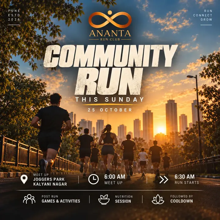 Ananta Run Club – Week 28 poster