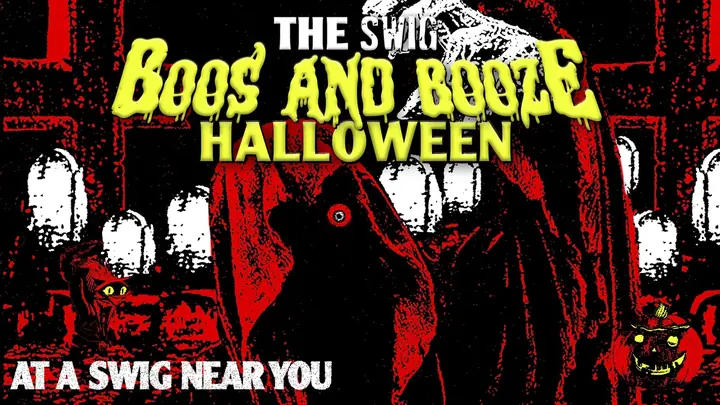Boos & Booze: Halloween at SWIG S.B Road poster