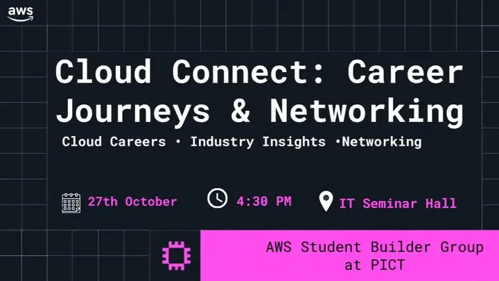 Cloud Connect: Career Journeys & Networking poster