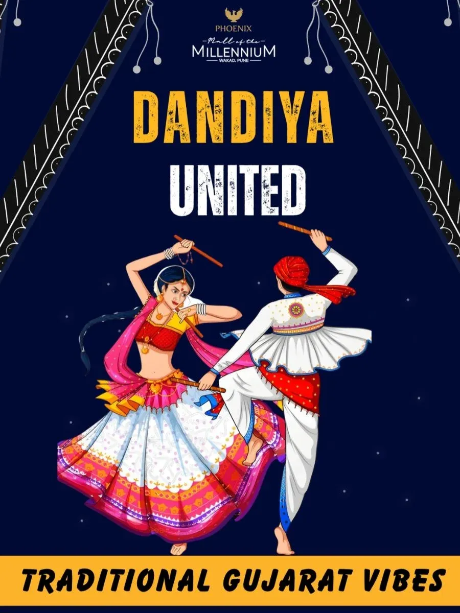 Dandiya United at Phoenix Mall of Millennium