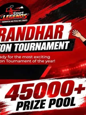 Dhurandhar Badminton Tournament 2026 poster