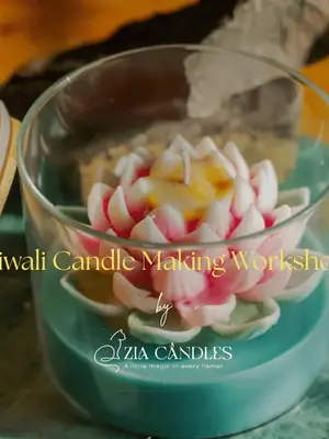 Diwali Candle Making Workshop poster
