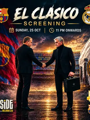 El Clásico Live Screening at Aufside poster
