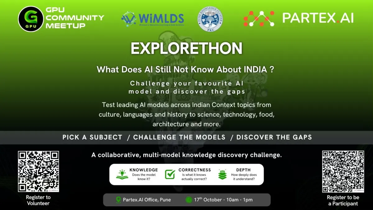 Explorethon: What Does AI Still Not Know About India?