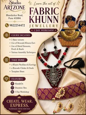 Fabric Khunn Jewellery Workshop poster