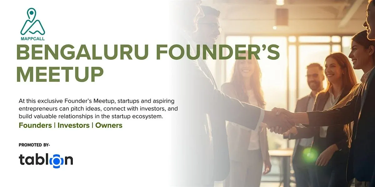 Founder's Meetup | Startup Pitching | Investor Networking