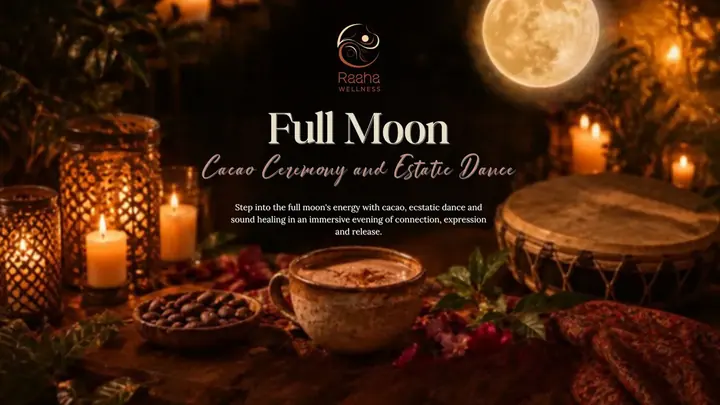 Full Moon: Cacao Ceremony and Ecstatic Dance poster