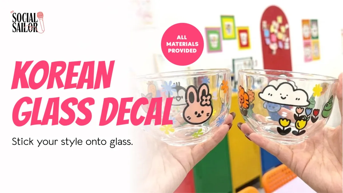 Korean Glass Decal