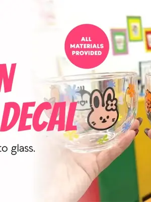 Korean Glass Decal poster