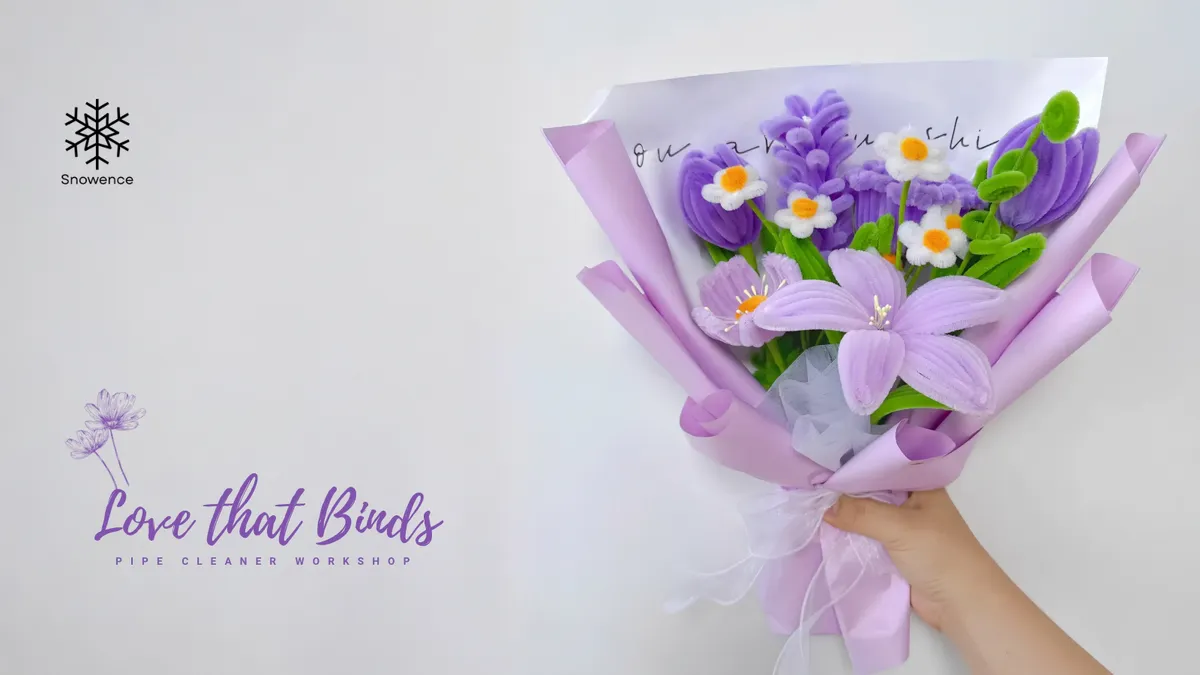Love that Binds: Pipe Cleaner Flower Bouquet Workshop
