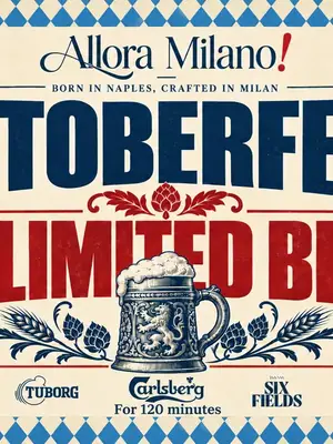 Oktoberfest at Allora Milano poster