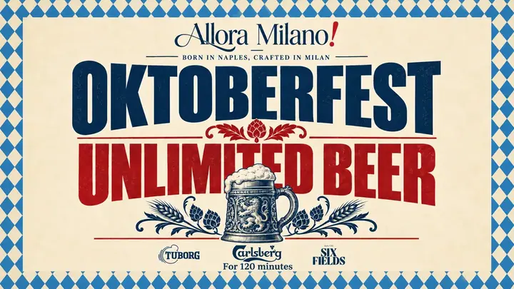 Oktoberfest at Allora Milano poster