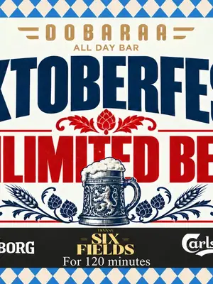 Oktoberfest at Dobaraa poster
