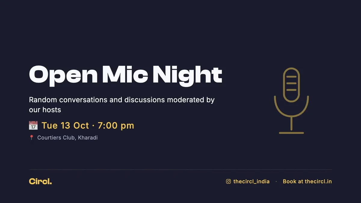 Open Mic Night poster