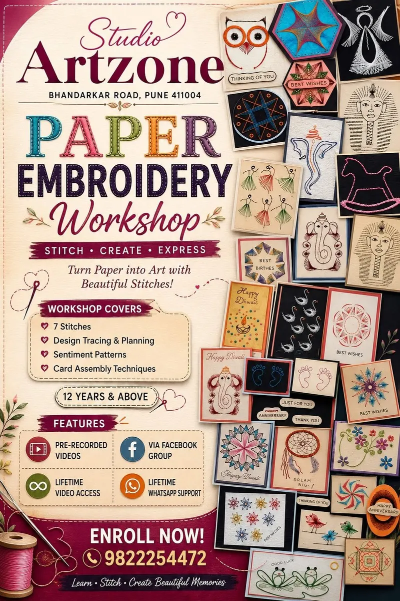 Paper Embroidery Workshop