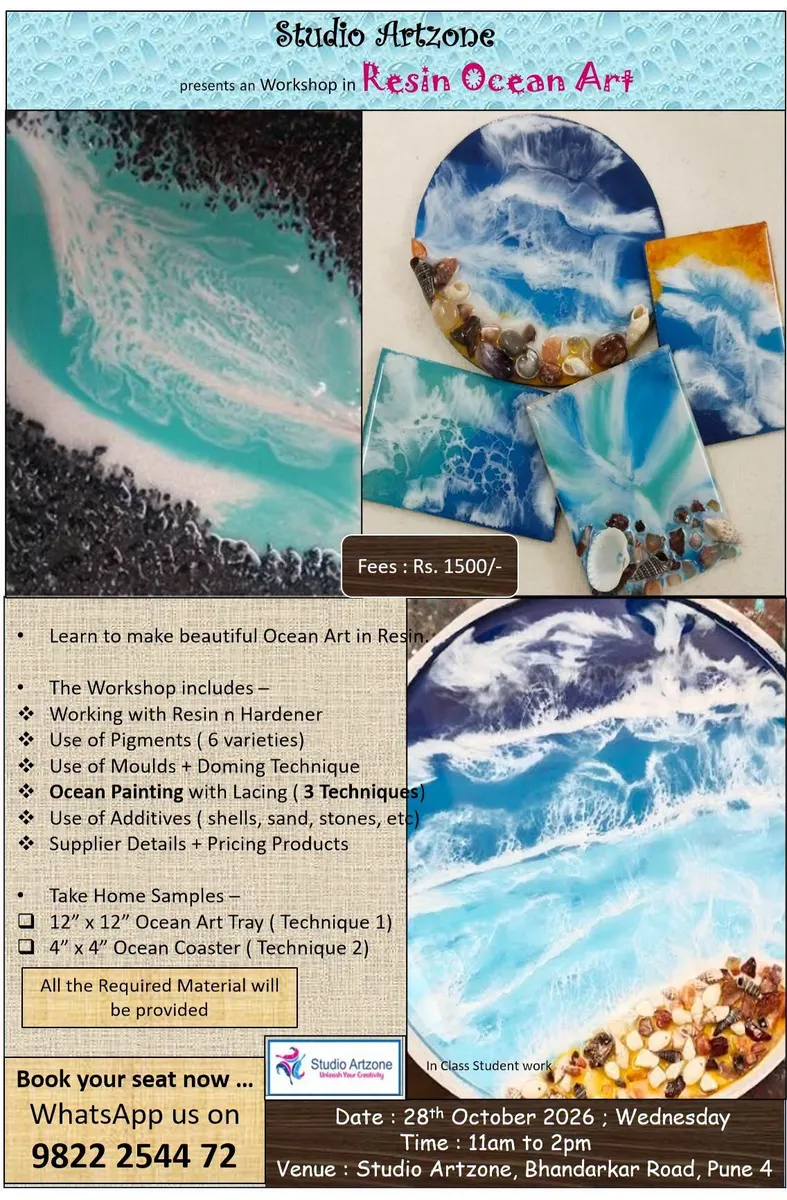 Resin Ocean Art Workshop