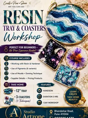 Resin Tray n Coasters poster