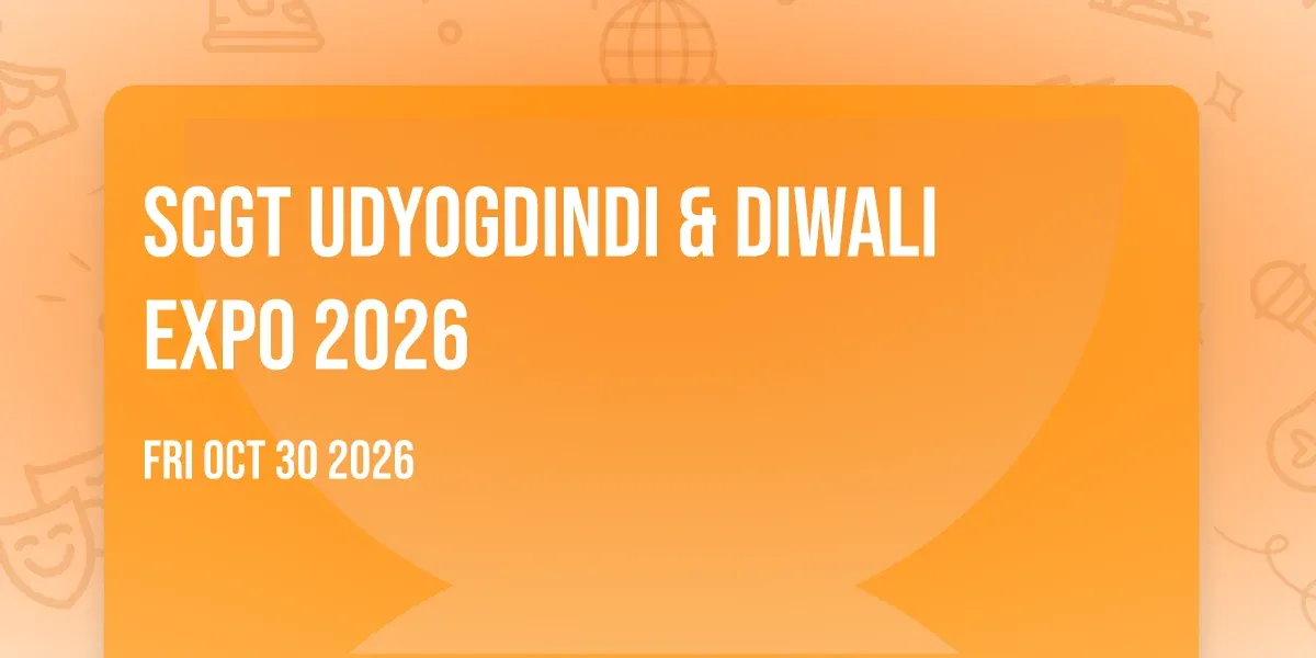 SCGT UdyogDindi & Diwali Expo 2026