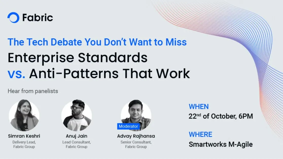 Tech Debate | Enterprise Standards vs. Anti-Patterns That Work