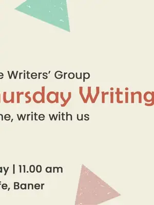 Thursday Writing Session: Come, Write With Us poster