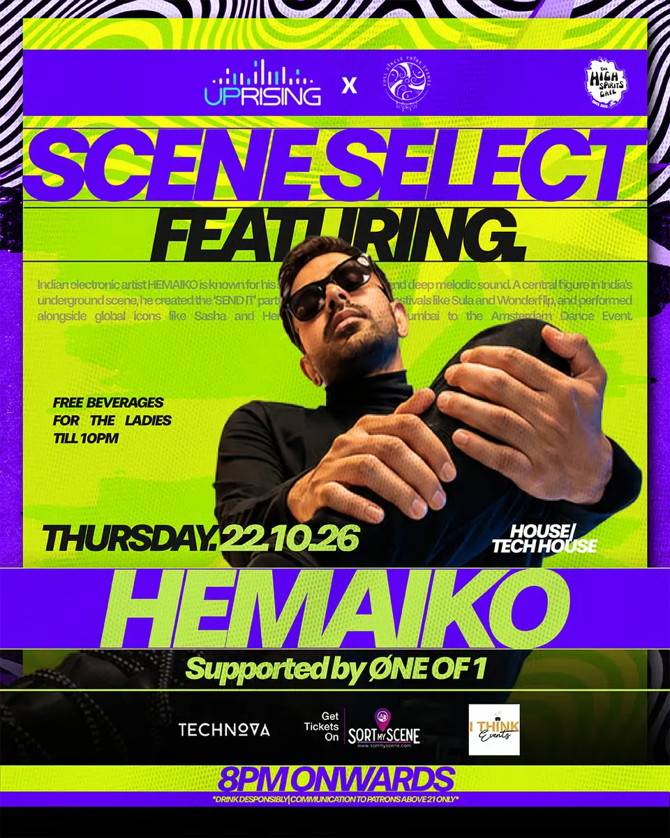 Uprising x FullCircleTribeevents Presents Scene Select Featuring Hemaiko