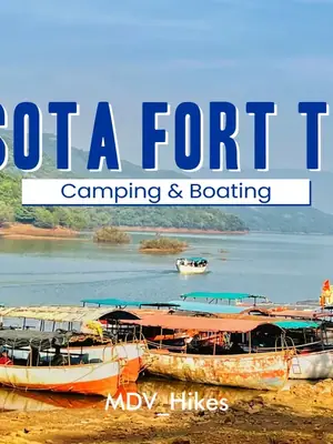 Vasota Fort Camping and Boating Trek Event by MDV Hikes poster