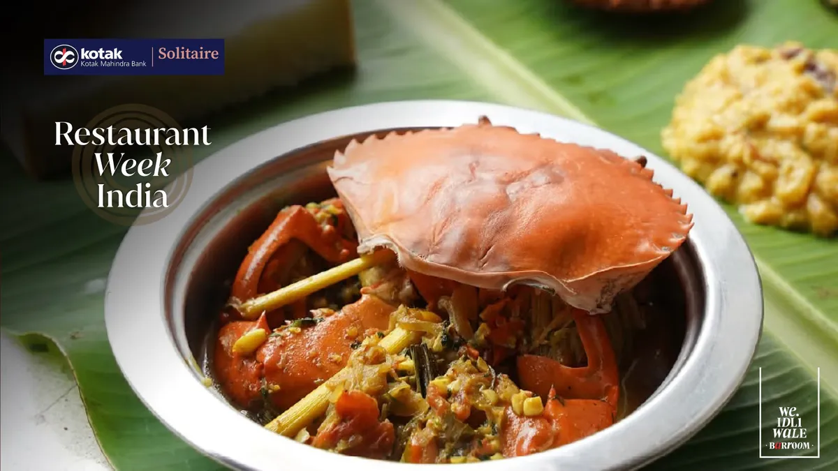 We Idliwale Barroom's Curated Menu - Restaurant Week India